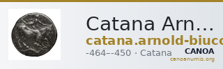 Catana Arnold-Biucchi 1990 67-69 — CANOA