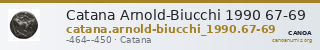 Catana Arnold-Biucchi 1990 67-69 — CANOA