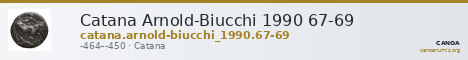 Catana Arnold-Biucchi 1990 67-69 — CANOA