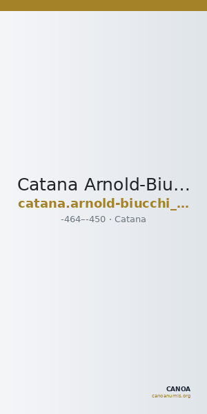 Catana Arnold-Biucchi 1990 70-72 — CANOA