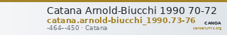 Catana Arnold-Biucchi 1990 70-72 — CANOA