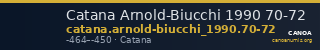 Catana Arnold-Biucchi 1990 70-72 — CANOA