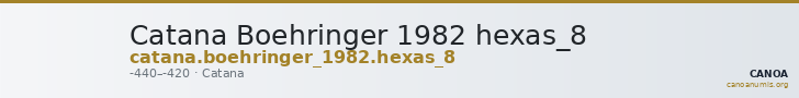 Catana Boehringer 1982 hexas_8 — CANOA