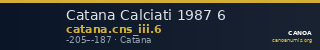 Catana Calciati 1987 6 — CANOA