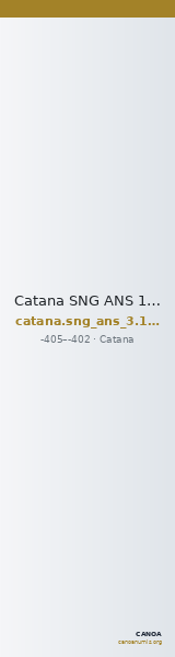 Catana SNG ANS 1263 — CANOA