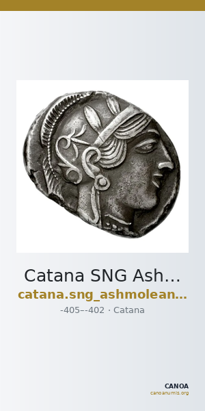 Catana SNG Ashmolean 1713 — CANOA