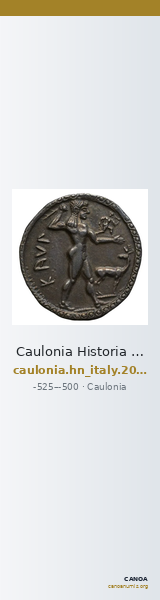 Caulonia Historia Numorum Italy 2035-2036 — CANOA