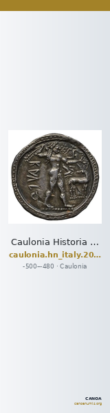 Caulonia Historia Numorum Italy 2037-2038 — CANOA