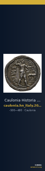 Caulonia Historia Numorum Italy 2037-2038 — CANOA