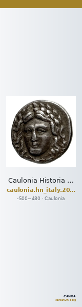 Caulonia Historia Numorum Italy 2042 — CANOA