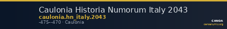 Caulonia Historia Numorum Italy 2043 — CANOA
