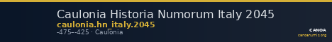 Caulonia Historia Numorum Italy 2045 — CANOA