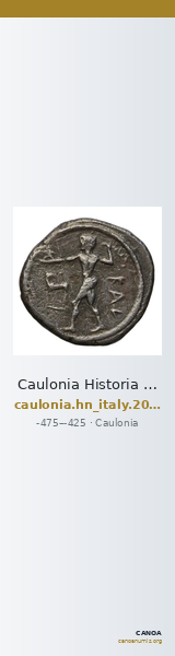 Caulonia Historia Numorum Italy 2047 — CANOA