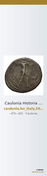 Caulonia Historia Numorum Italy 2049 — CANOA