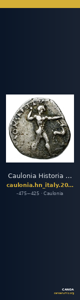 Caulonia Historia Numorum Italy 2051-2052 — CANOA