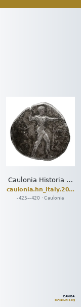 Caulonia Historia Numorum Italy 2054-2055 — CANOA