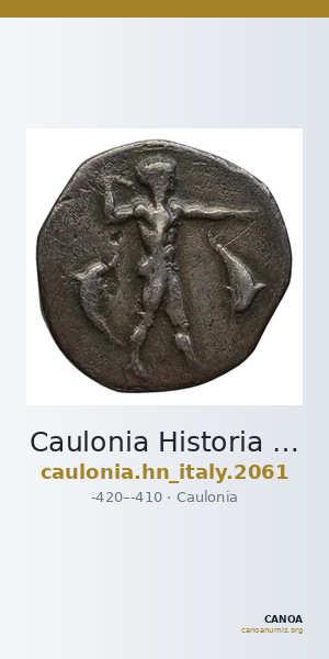 Caulonia Historia Numorum Italy 2061 — CANOA