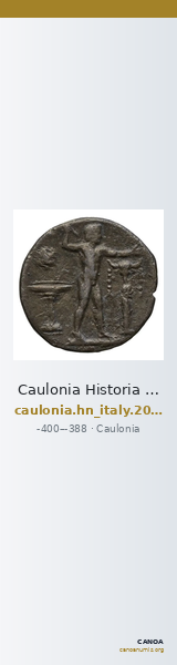 Caulonia Historia Numorum Italy 2062-2063 — CANOA