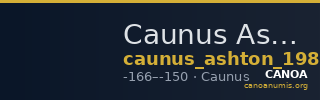 Caunus Ashton 1988 Fig. A — CANOA