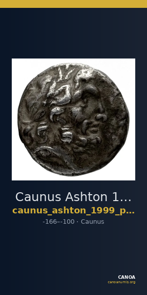 Caunus Ashton 1999 p. 146, 1-10 — CANOA
