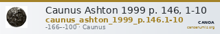 Caunus Ashton 1999 p. 146, 1-10 — CANOA