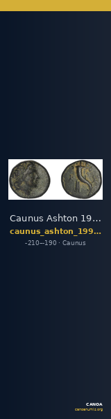 Caunus Ashton 1999 p. 151a — CANOA