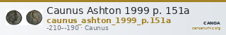 Caunus Ashton 1999 p. 151a — CANOA