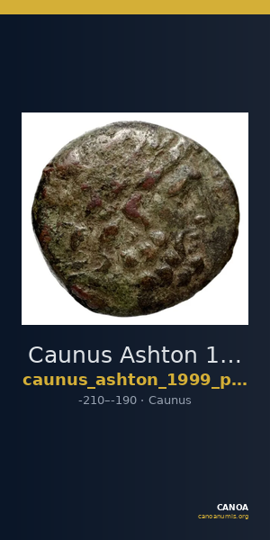 Caunus Ashton 1999 p. 152b — CANOA