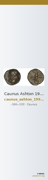 Caunus Ashton 1999 p. 152c — CANOA