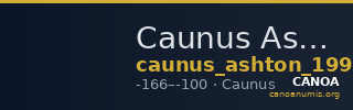 Caunus Ashton 1999 p. 152d — CANOA
