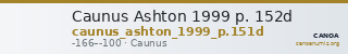 Caunus Ashton 1999 p. 152d — CANOA