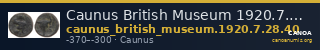 Caunus British Museum 1920.7.28.40 — CANOA