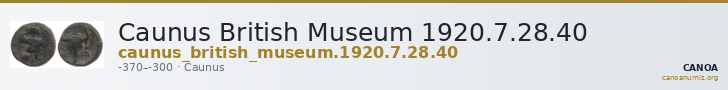 Caunus British Museum 1920.7.28.40 — CANOA