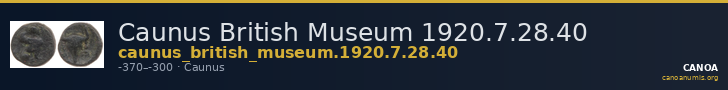 Caunus British Museum 1920.7.28.40 — CANOA