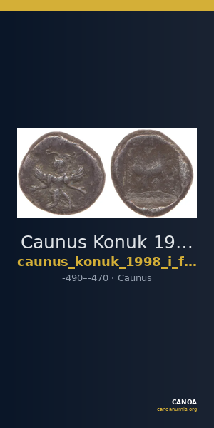 Caunus Konuk 1998 I fractions — CANOA
