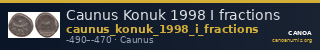 Caunus Konuk 1998 I fractions — CANOA