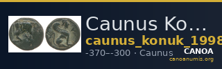 Caunus Konuk 1998 pl. 50, A — CANOA