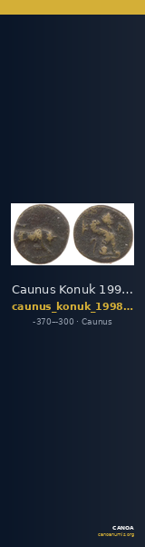 Caunus Konuk 1998 pl. 50, B — CANOA