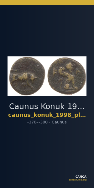 Caunus Konuk 1998 pl. 50, B — CANOA