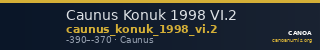 Caunus Konuk 1998 VI.2 — CANOA
