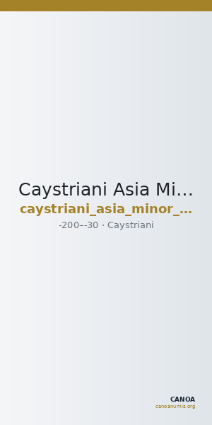 Caystriani Asia Minor Coins 198 — CANOA