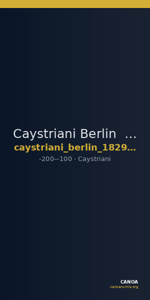 Caystriani Berlin  18290636 — CANOA