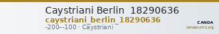 Caystriani Berlin  18290636 — CANOA