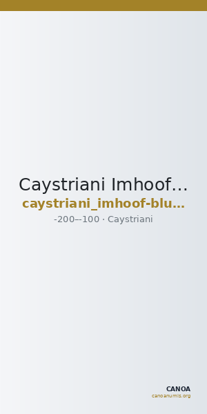 Caystriani Imhoof-Blumer 1897 1 — CANOA