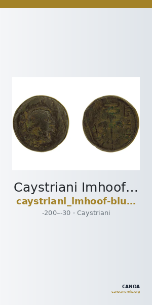 Caystriani Imhoof-Blumer 1897 2 — CANOA