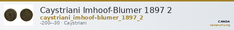 Caystriani Imhoof-Blumer 1897 2 — CANOA