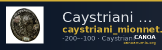 Caystriani Mionnet 1809 131 — CANOA
