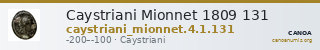 Caystriani Mionnet 1809 131 — CANOA