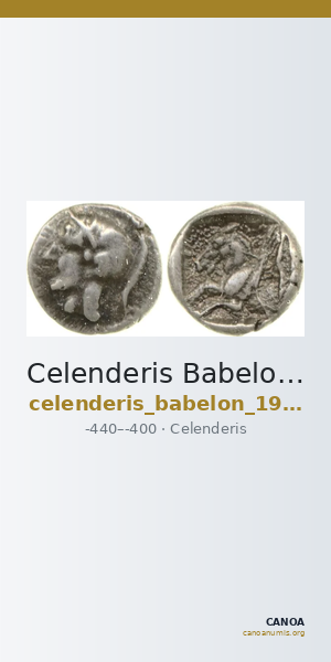 Celenderis Babelon 1910 1461 — CANOA