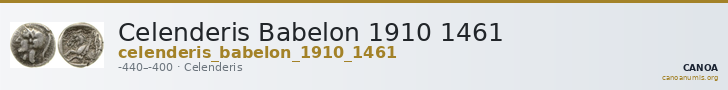 Celenderis Babelon 1910 1461 — CANOA